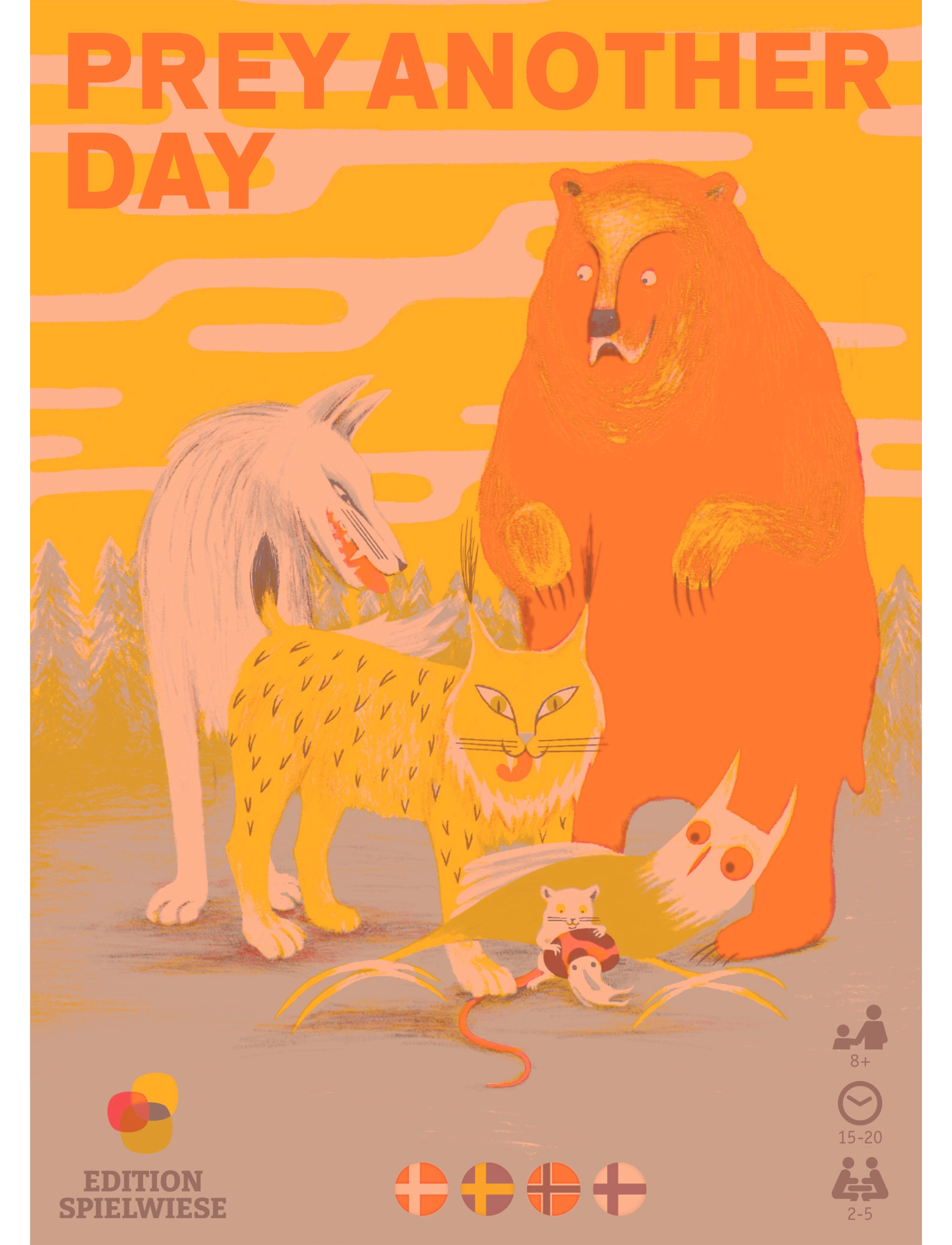ASMODEE Prey Another Day Gelb - One Size - Kinder