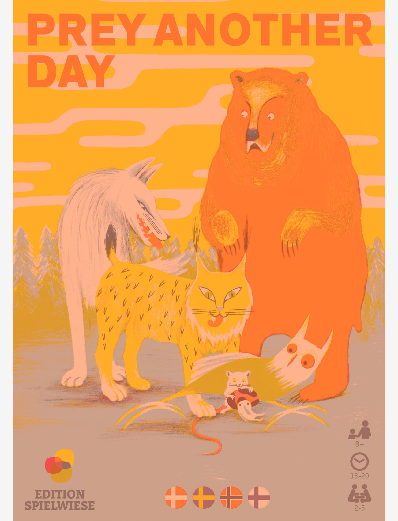 Asmodee - Prey Another Day - korttipelit - yellow - 0