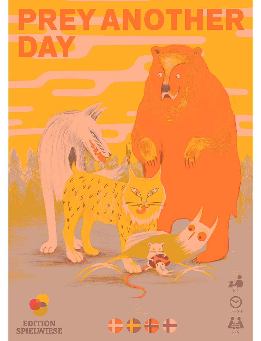Asmodee - Prey Another Day - kaardimängud - yellow - 0