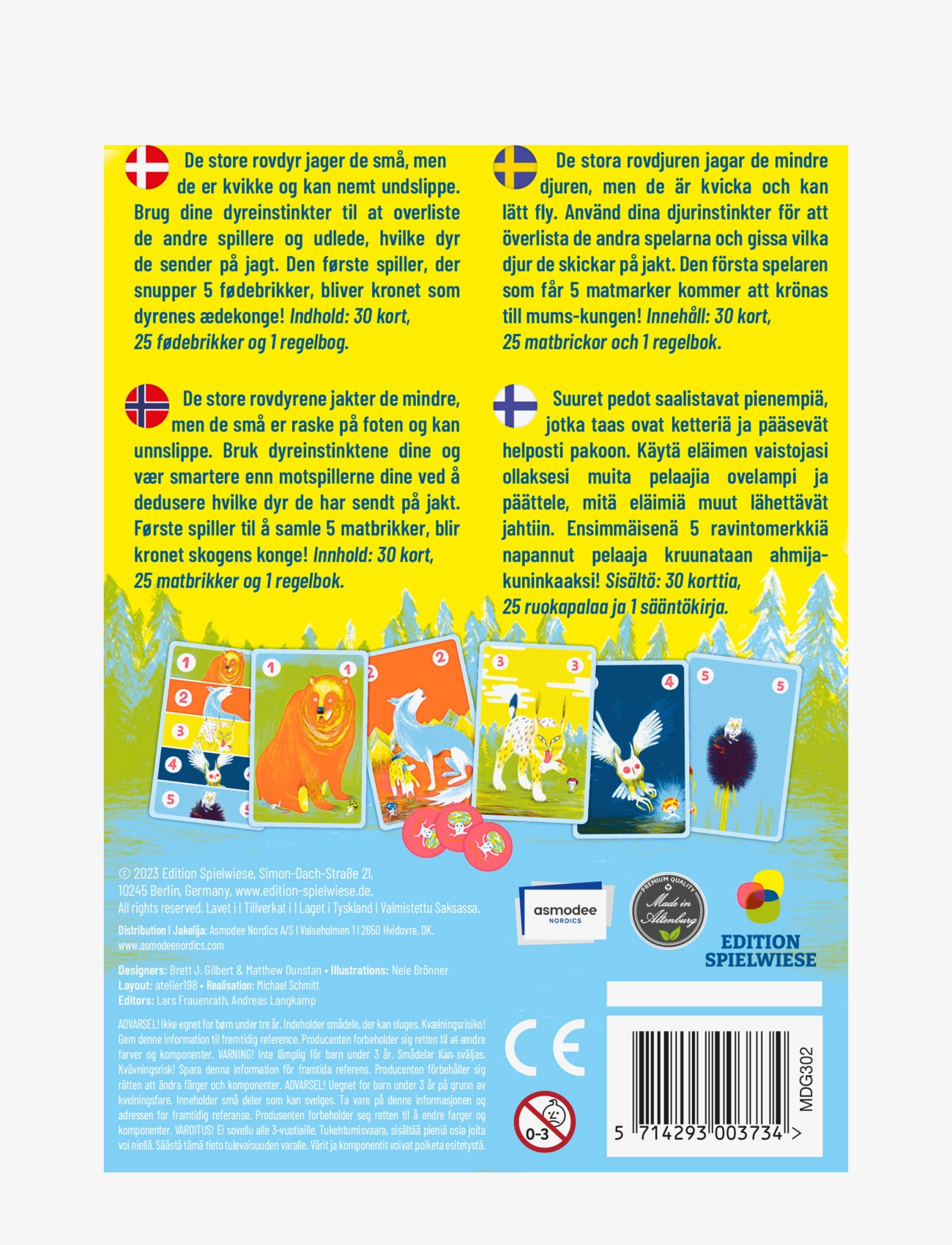 Asmodee - Prey Another Day - kortspil - yellow - 1