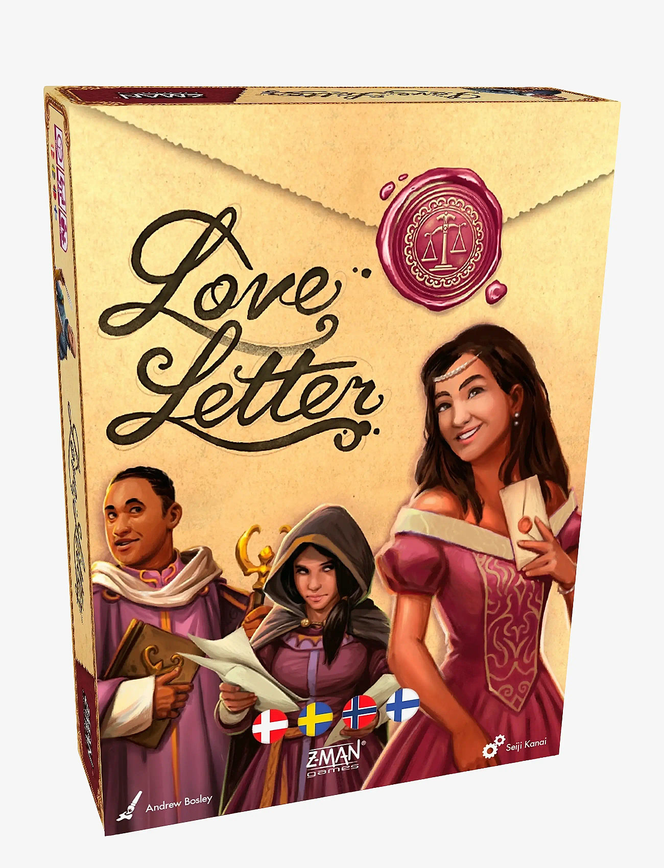Asmodee - Love Letter Nordic - lauamängud - beige - 2