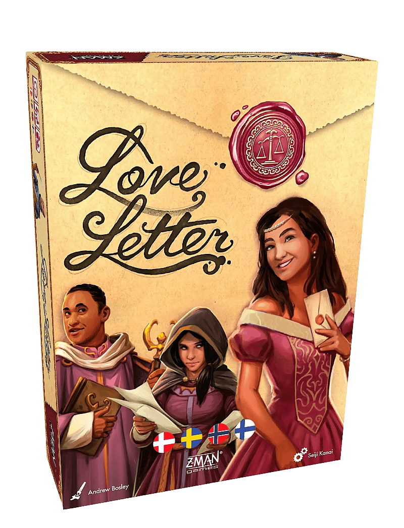 Asmodee - Love Letter Nordic - lauamängud - beige - 2