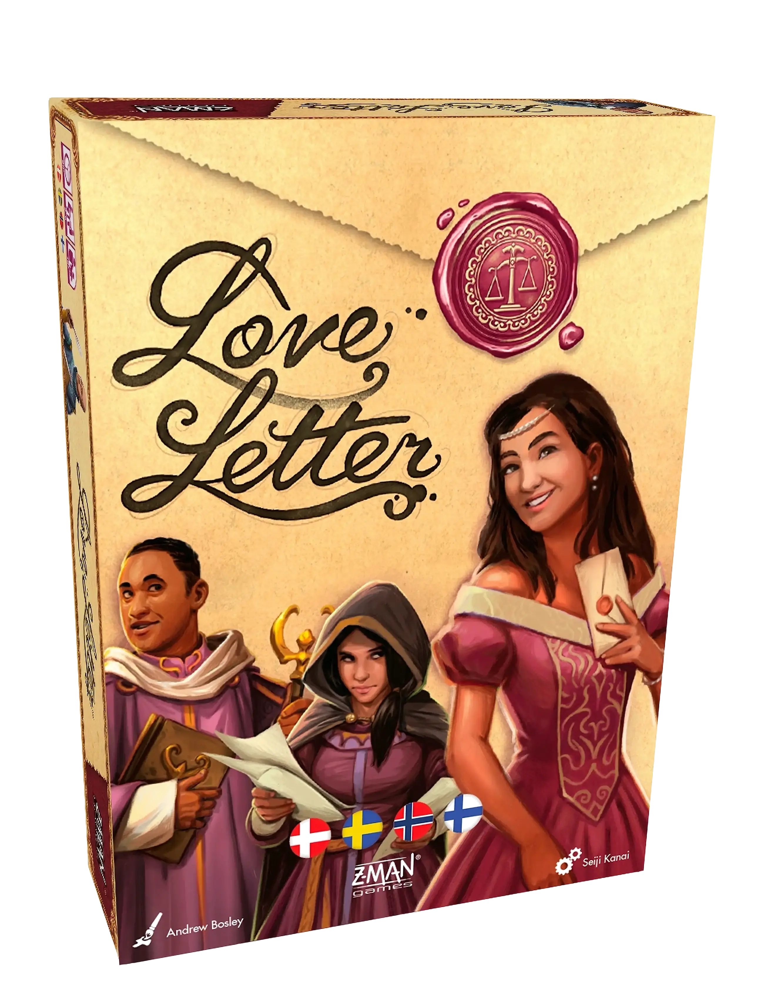 Asmodee - Love Letter Nordic - brettspill - beige - 1