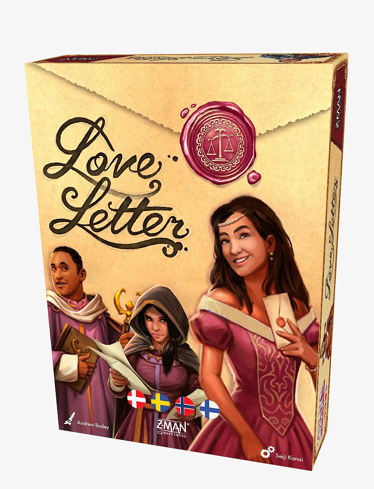 Asmodee - Love Letter Nordic - lauamängud - beige - 3