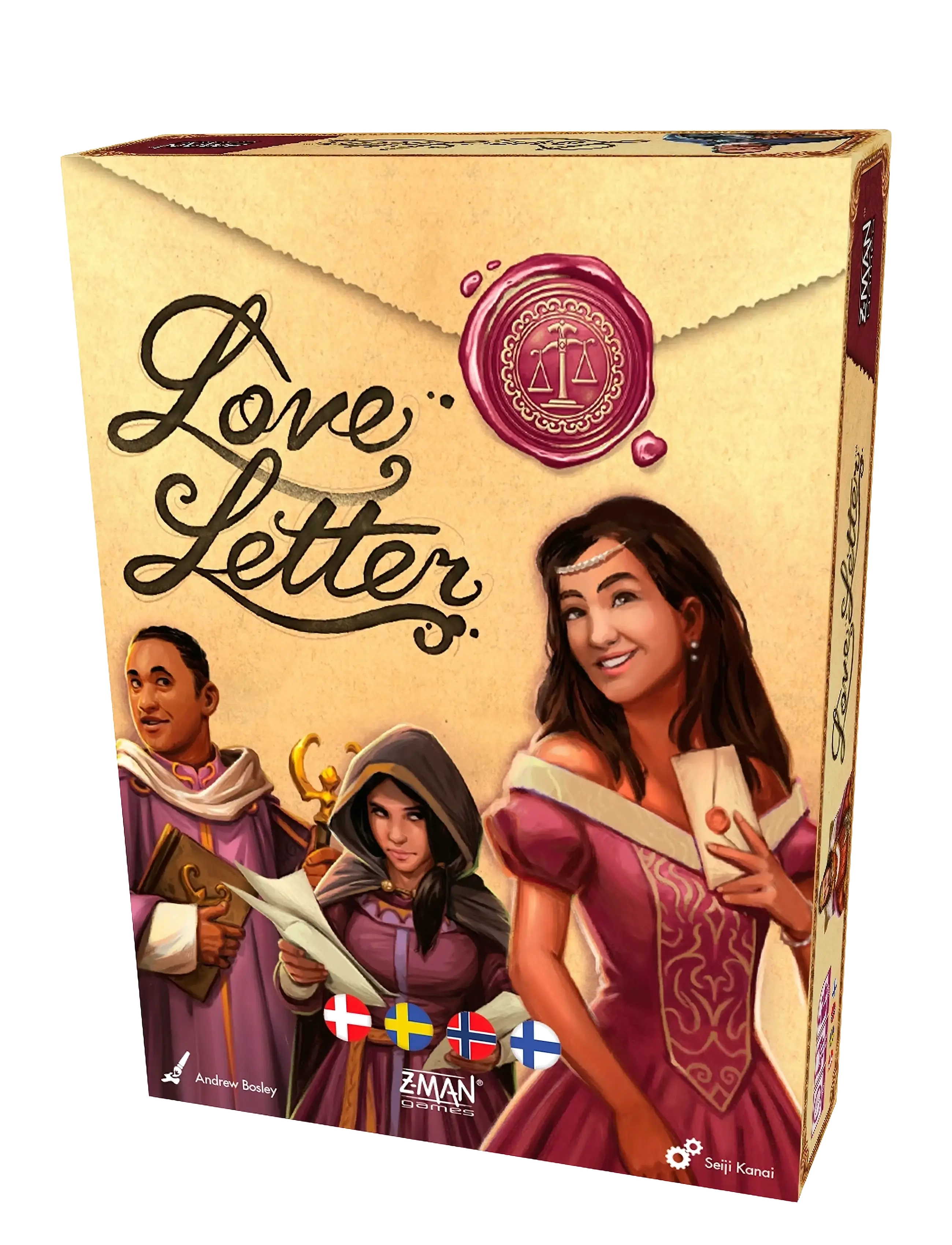 Asmodee - Love Letter Nordic - brettspill - beige - 2
