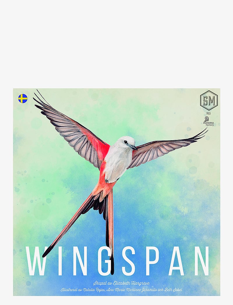 Asmodee - Wingspan 2nd Edition (Swedish) - grey - 0
