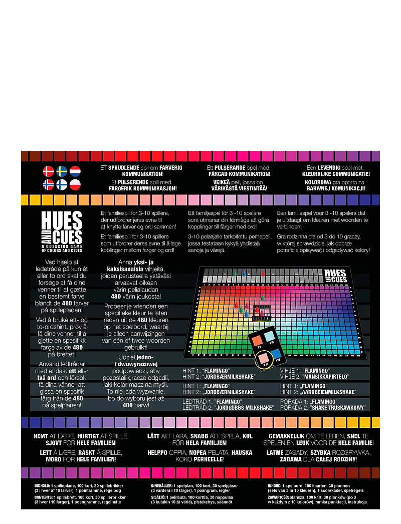 Asmodee - Hues And Cues Nordic - multi coloured - 1