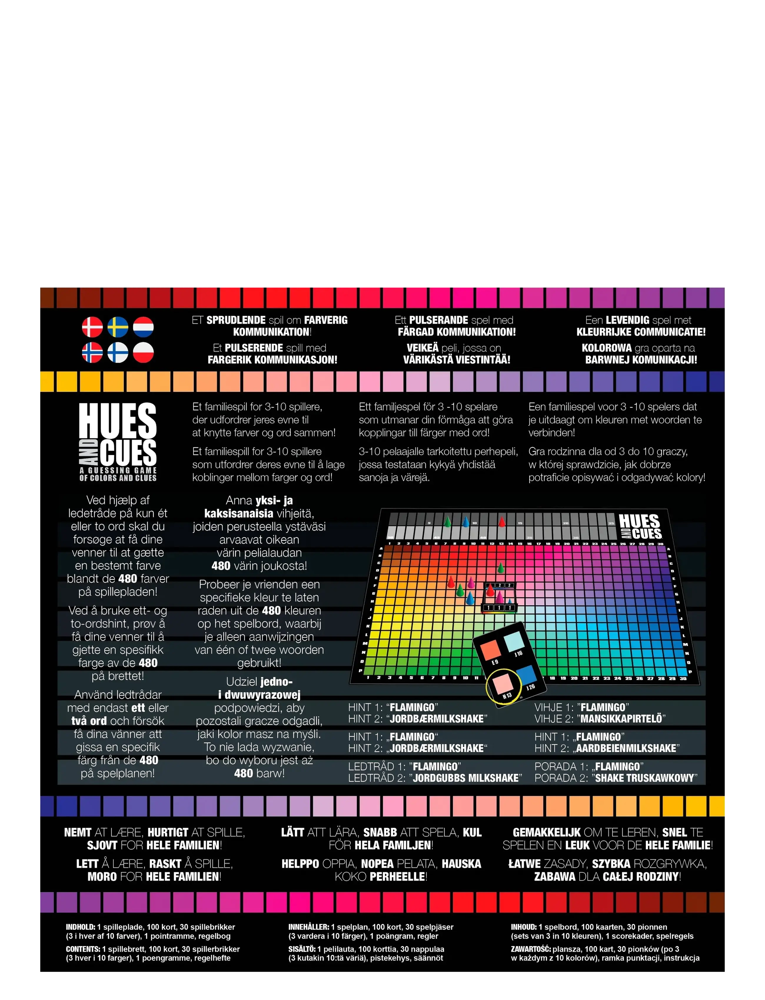 Asmodee - Hues And Cues - board games - multi coloured - 1