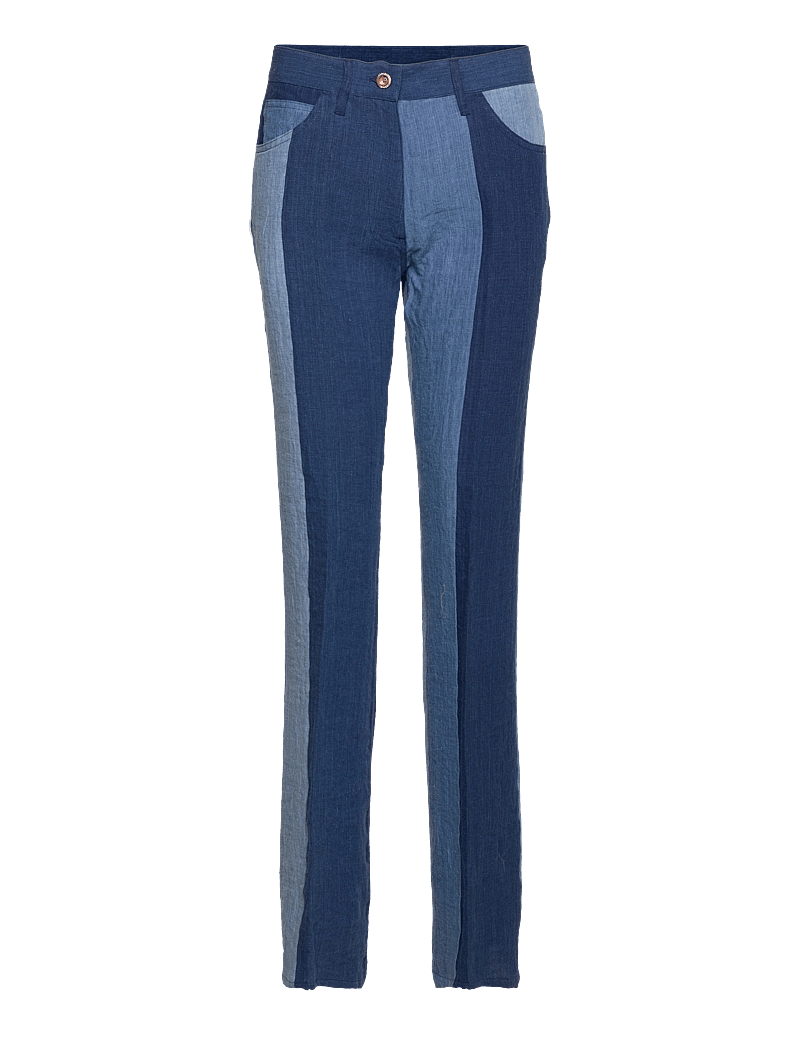 Aspesi - PANTALONE MOD.0106 - linen trousers - patchwork - 0