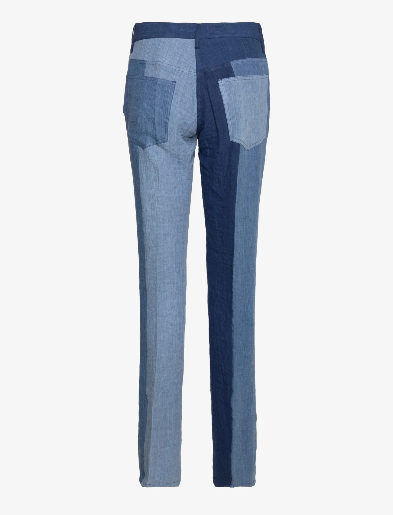 Aspesi - PANTALONE MOD.0106 - linen trousers - patchwork - 1