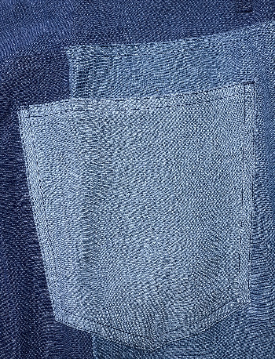 Aspesi - PANTALONE MOD.0106 - leinenhosen - patchwork - 4