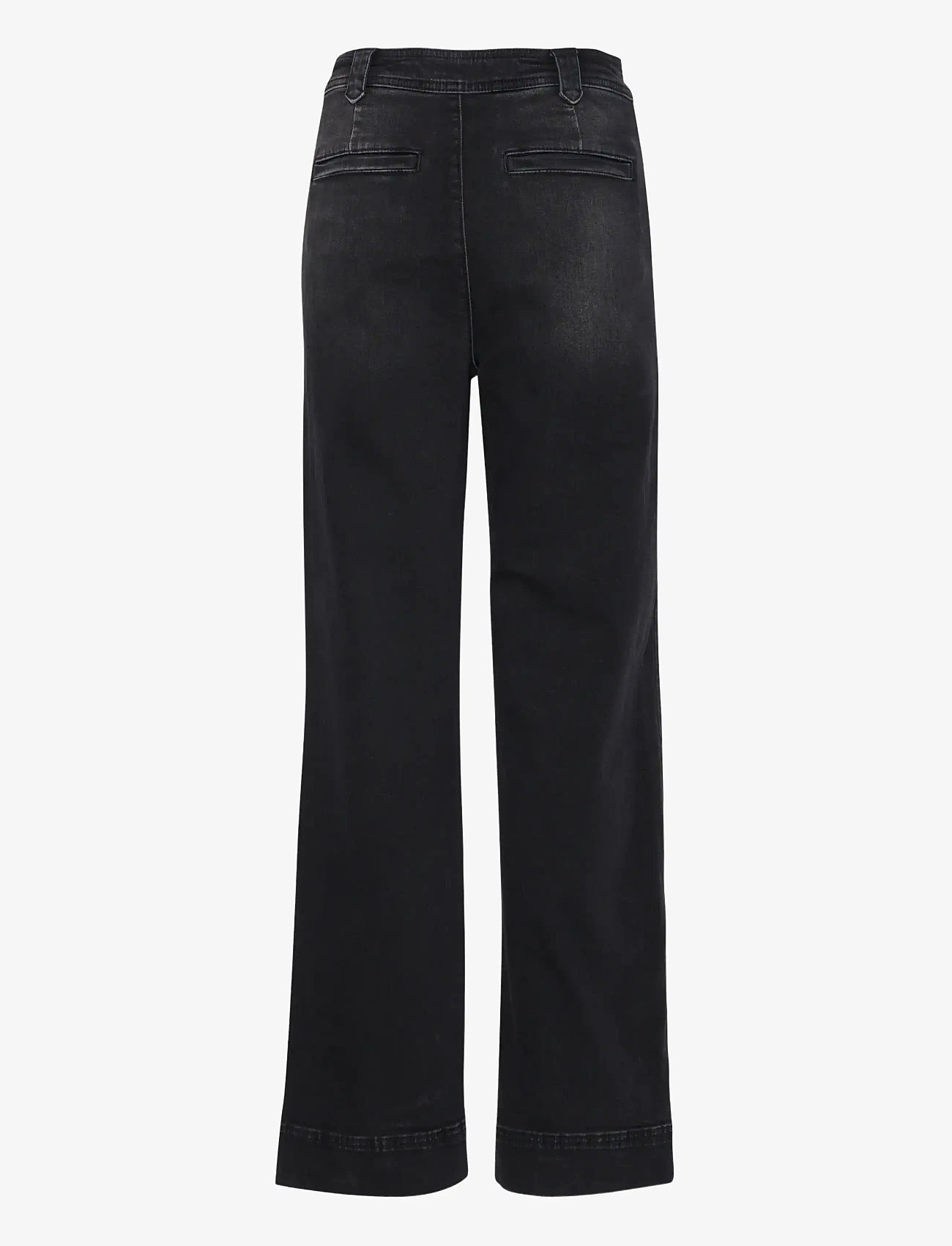 Atelier Rêve - IRELOI PA - wide leg jeans - black washed denim - 2