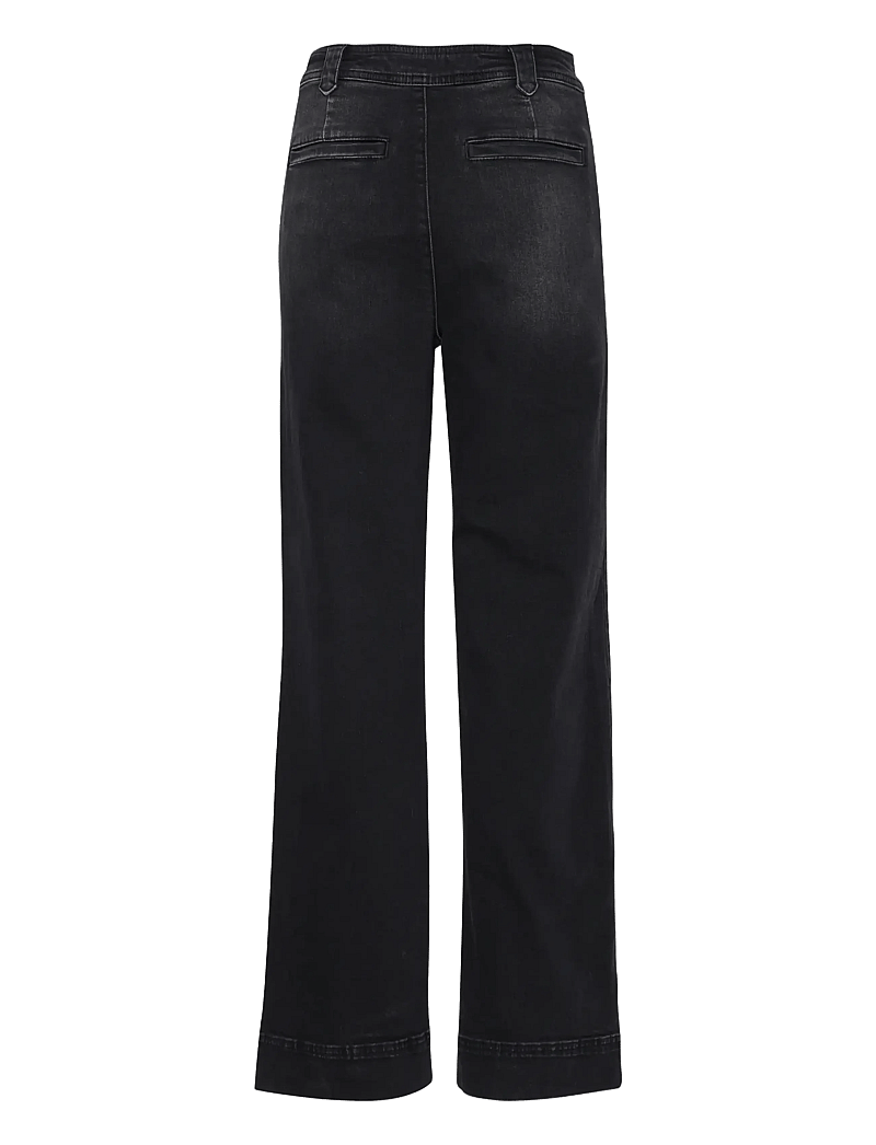 Atelier Rêve - IRELOI PA - wide leg jeans - black washed denim - 2
