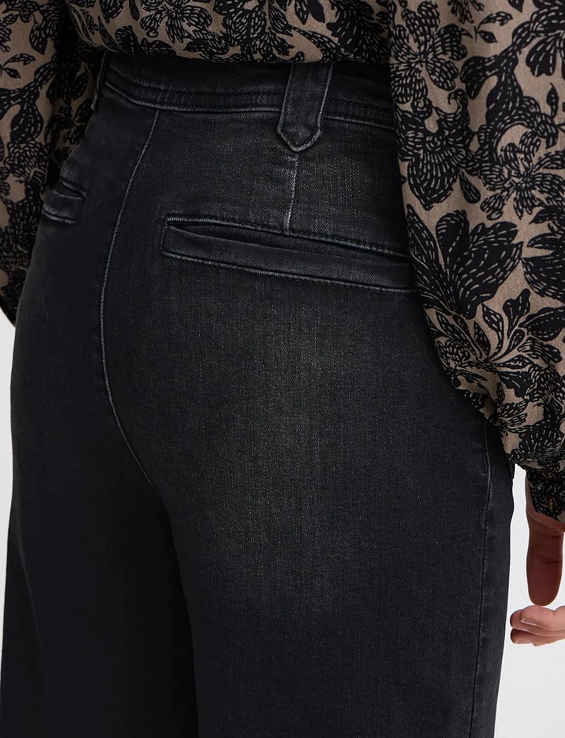 Atelier Rêve - IRELOI PA - wide leg jeans - black washed denim - 3