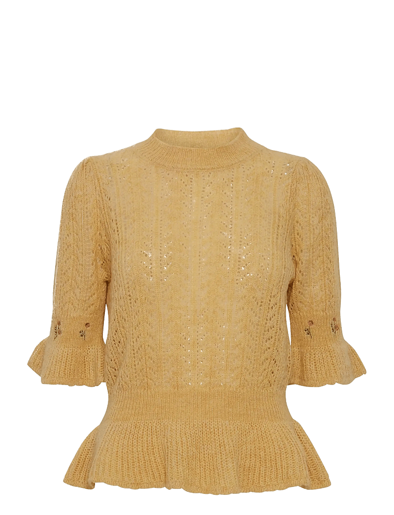 Atelier Rêve - IRHILLE SS - stickade tröjor - new wheat - 0