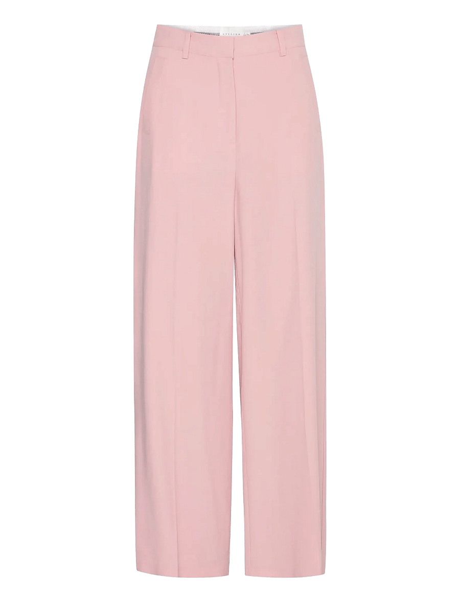 Atelier Rêve - IRLEONO PA3 - laia säärega püksid - silver pink - 1