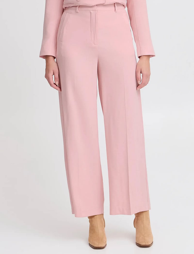 Atelier Rêve - IRLEONO PA3 - hosen mit weitem bein - silver pink - 5
