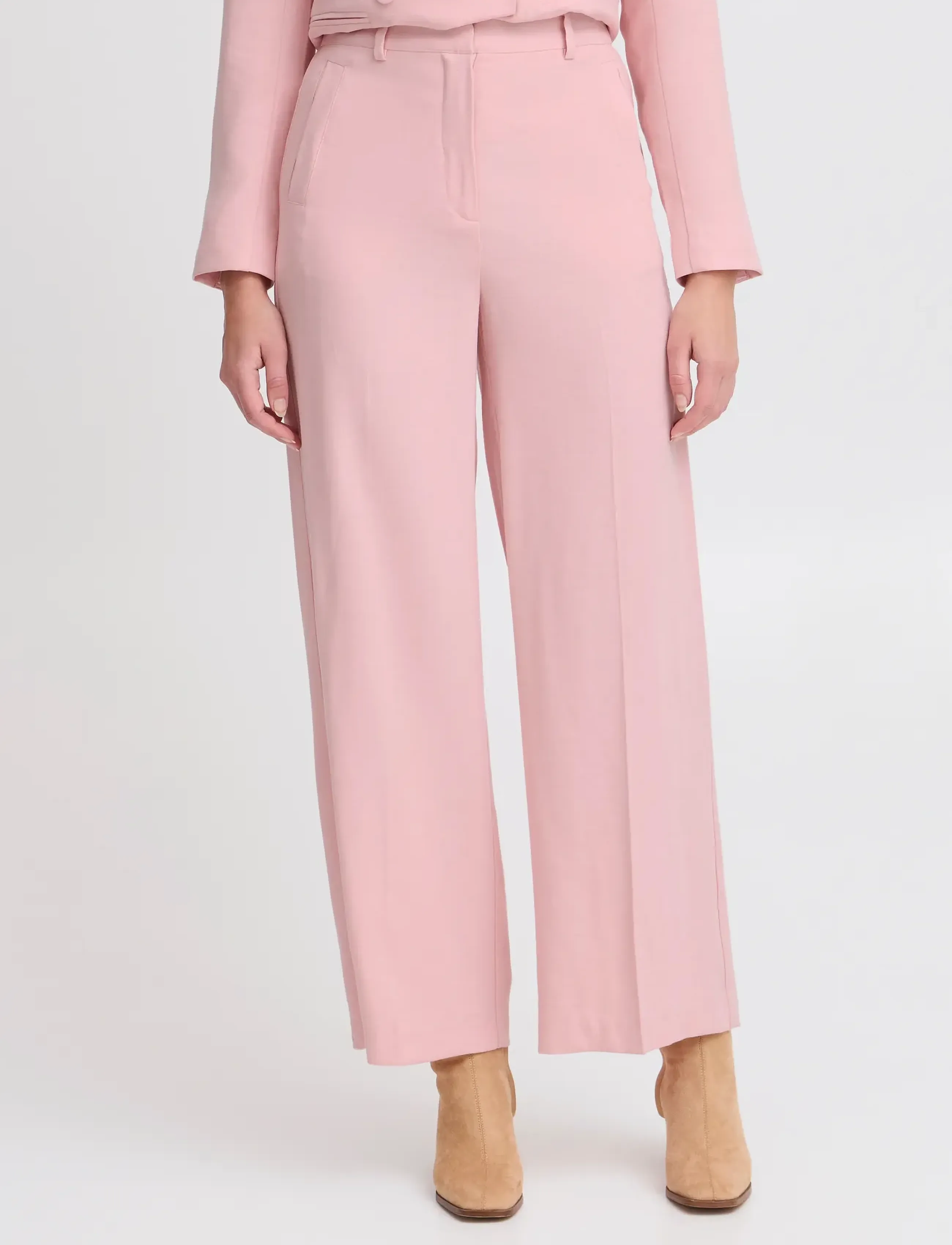 Atelier Rêve - IRLEONO PA3 - hosen mit weitem bein - silver pink - 5
