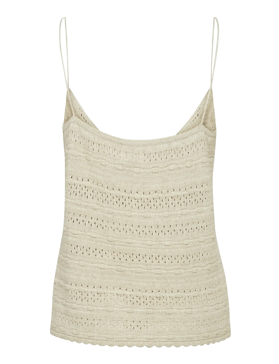 Atelier Rêve - IRESTEL TO - Ärmellose tops - birch melange - 2