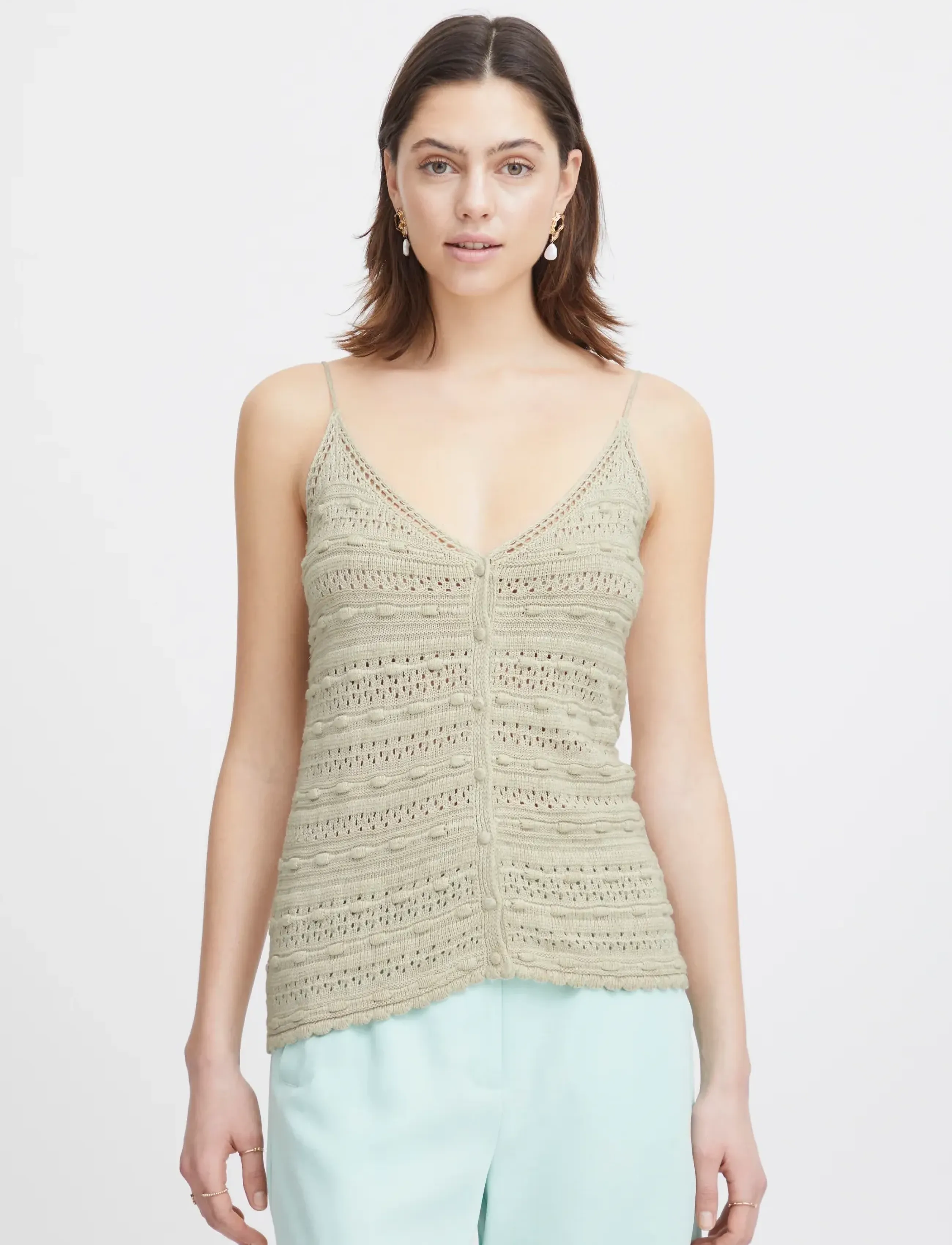 Atelier Rêve - IRESTEL TO - Ärmellose tops - birch melange - 5