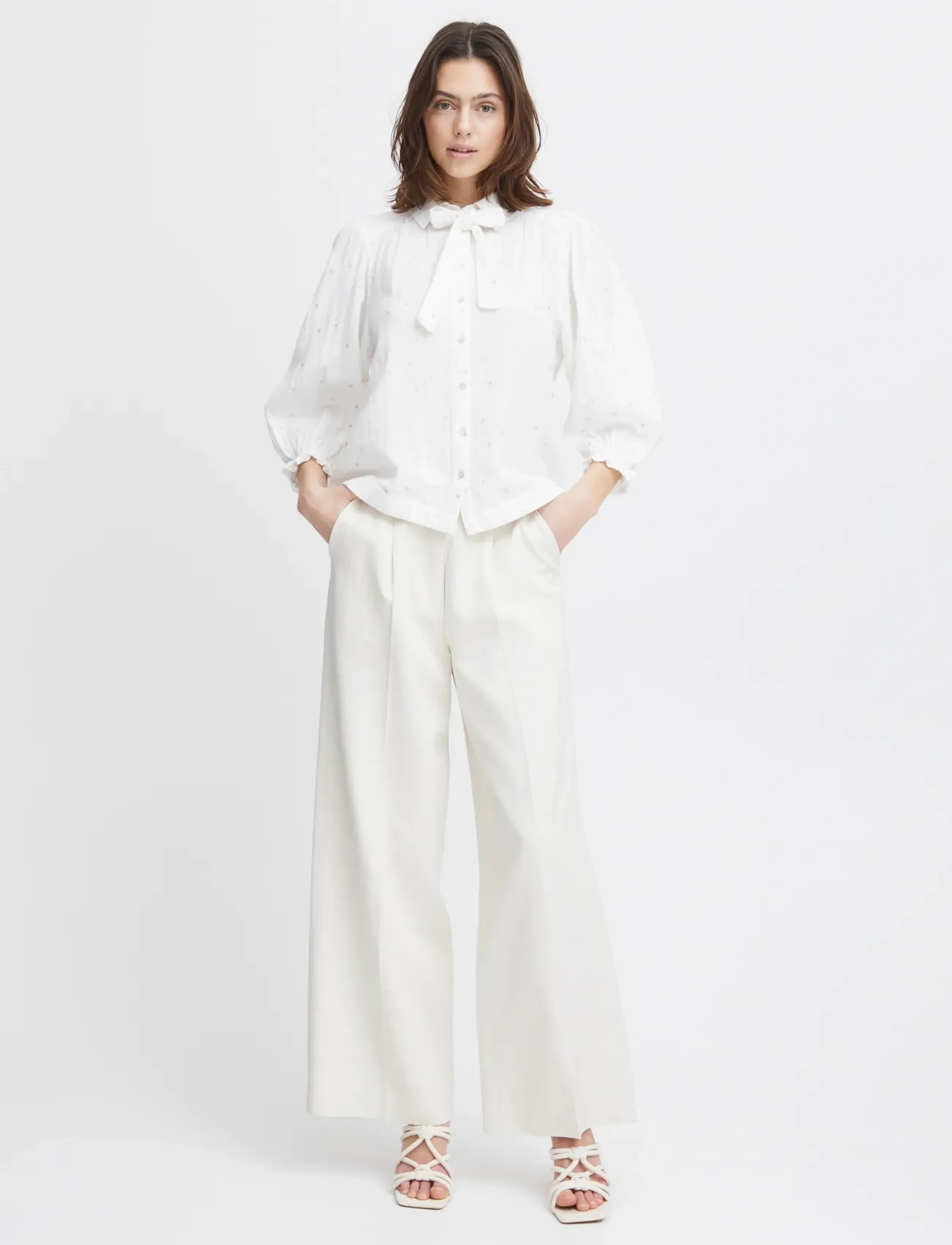 Atelier Rêve - IRCAMILO SH - long-sleeved shirts - snow white with rose hearts - 4