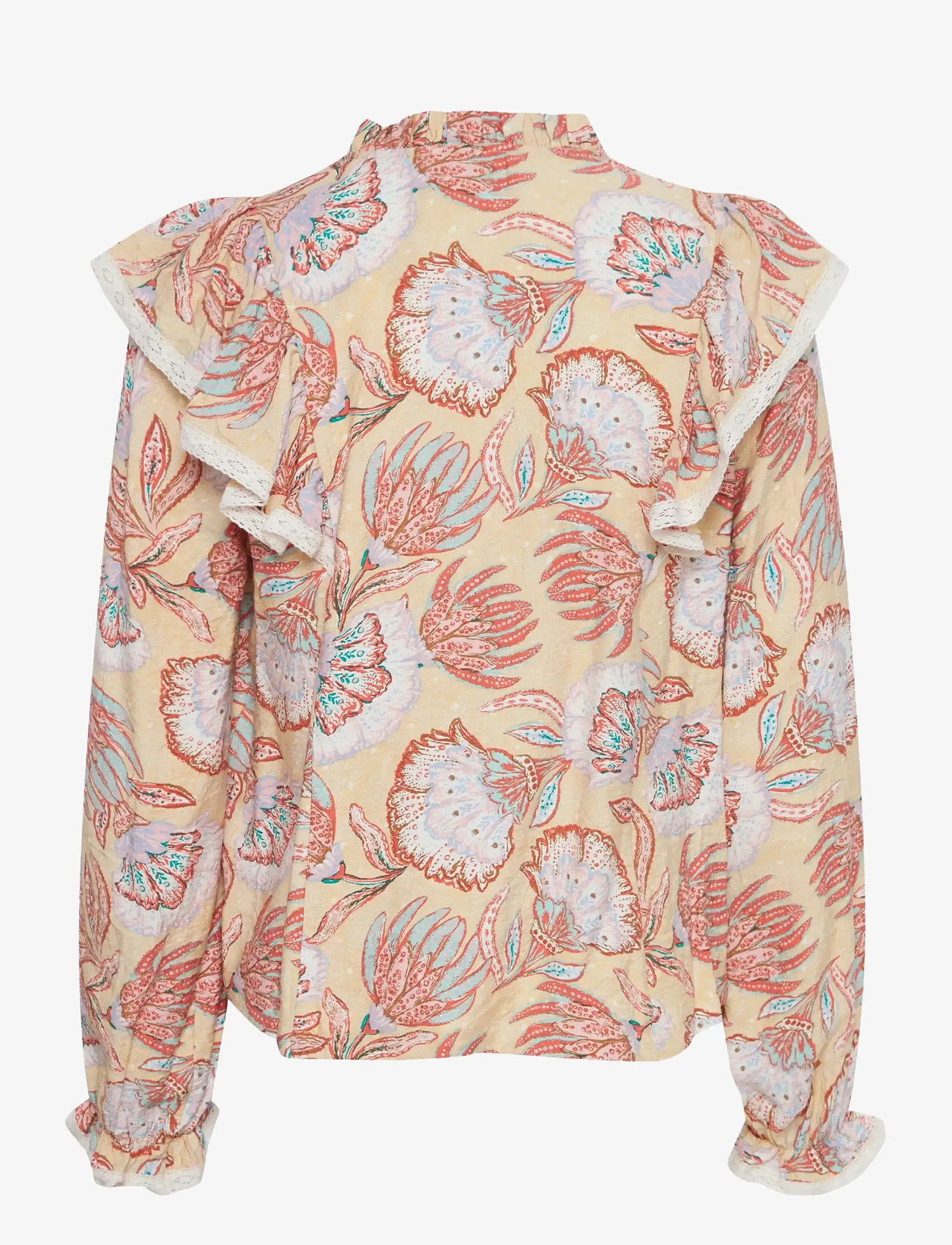 Atelier Rêve - IRLAMORE SH2 - langærmede bluser - big summer flowers ms24 - 2