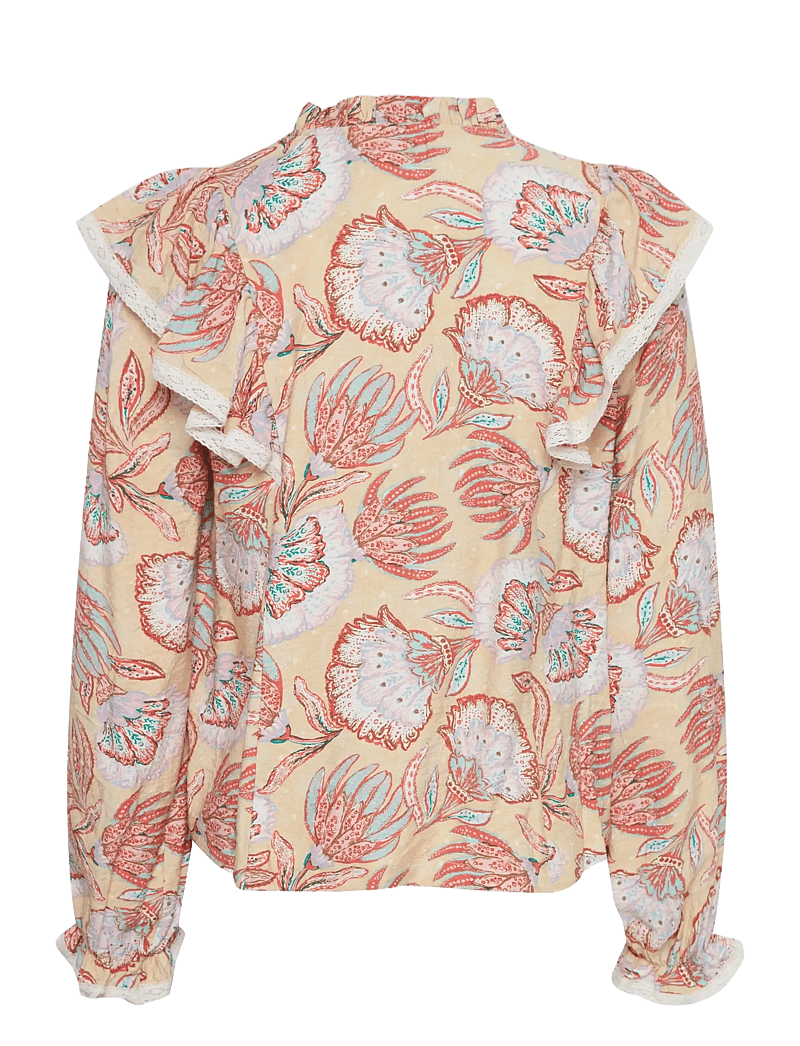 Atelier Rêve - IRLAMORE SH2 - langærmede bluser - big summer flowers ms24 - 2