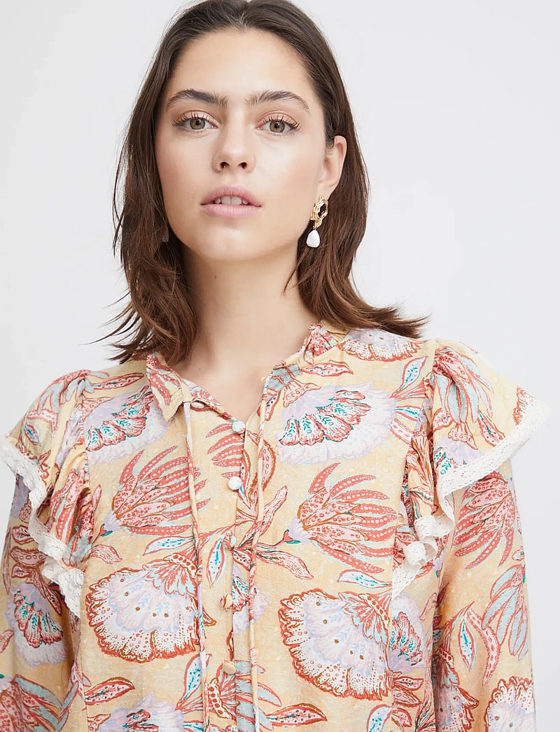 Atelier Rêve - IRLAMORE SH2 - langærmede bluser - big summer flowers ms24 - 5