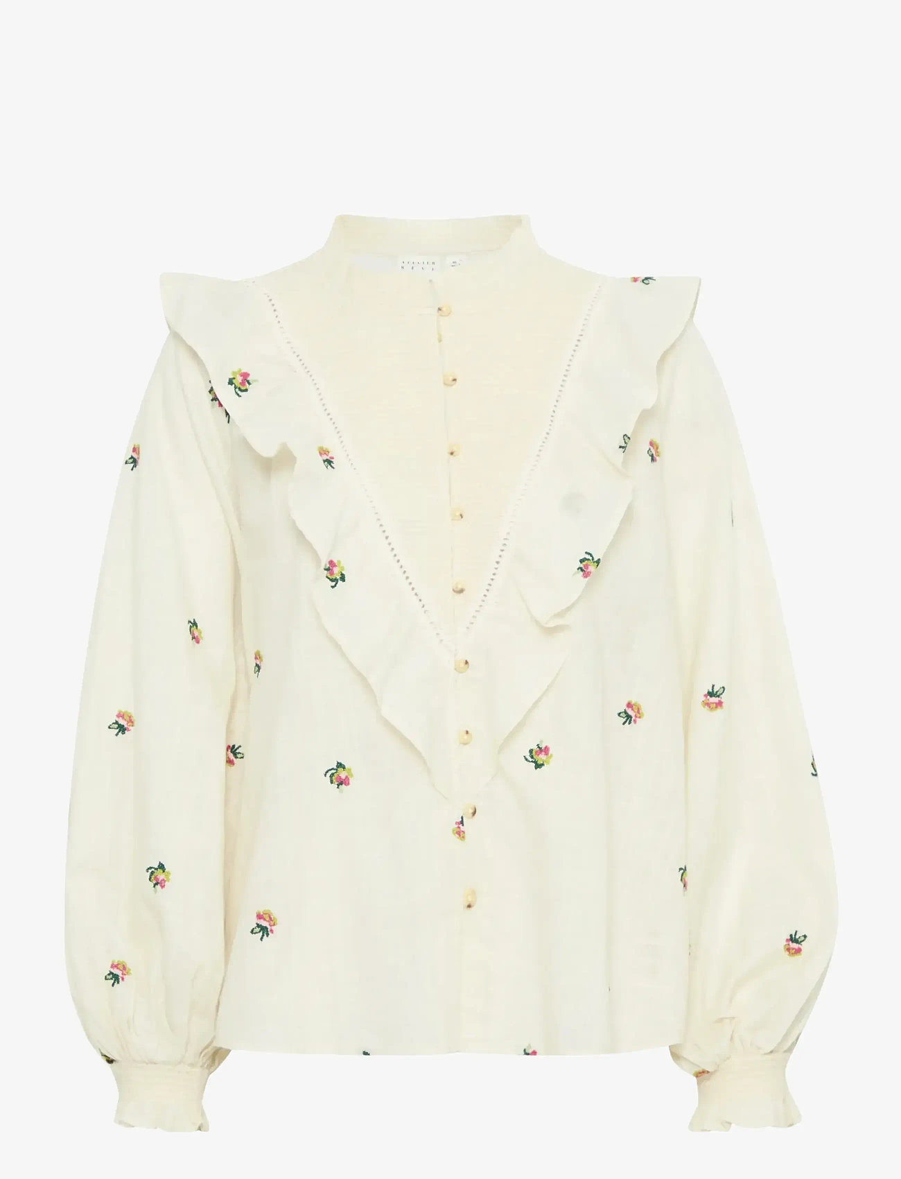 Atelier Rêve - IROLIVIA SH - langærmede bluser - birch - 1