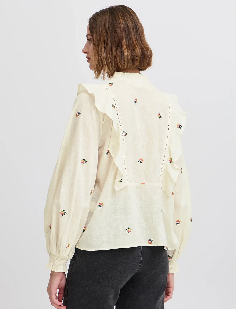Atelier Rêve - IROLIVIA SH - langermede bluser - birch - 3