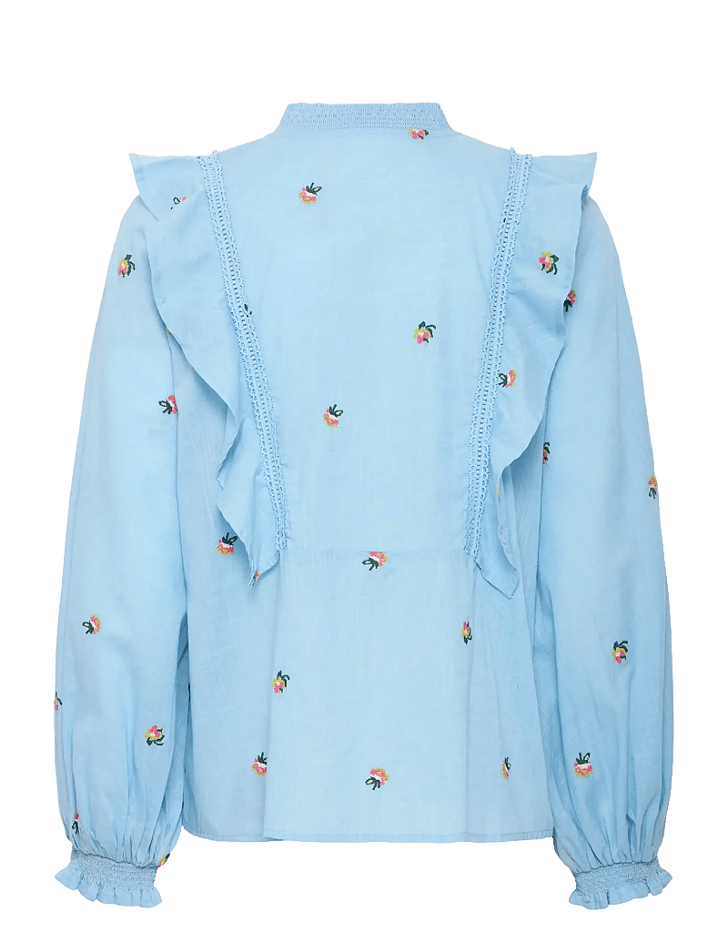 Atelier Rêve - IROLIVIA SH - pikkade varrukatega pluusid - dusk blue - 2