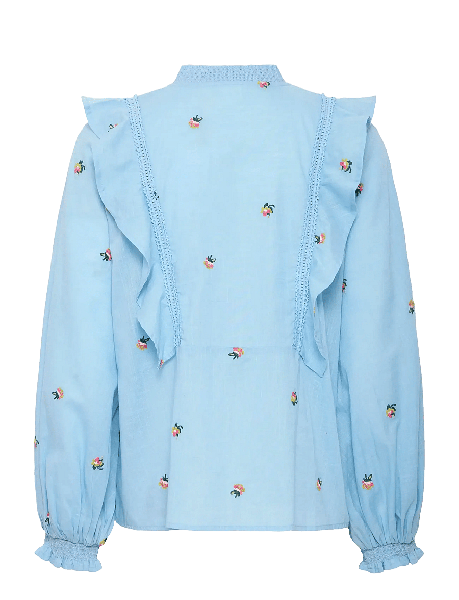 Atelier Rêve - IROLIVIA SH - langärmelige blusen - dusk blue - 2