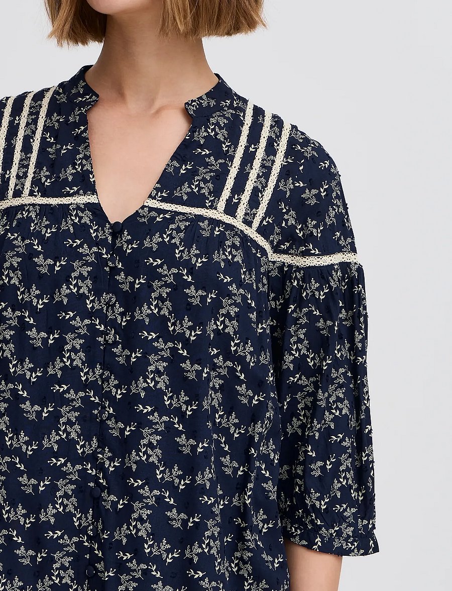 Atelier Rêve - IRJEANNE SH - blouses à manches courtes - maritime blue - 4