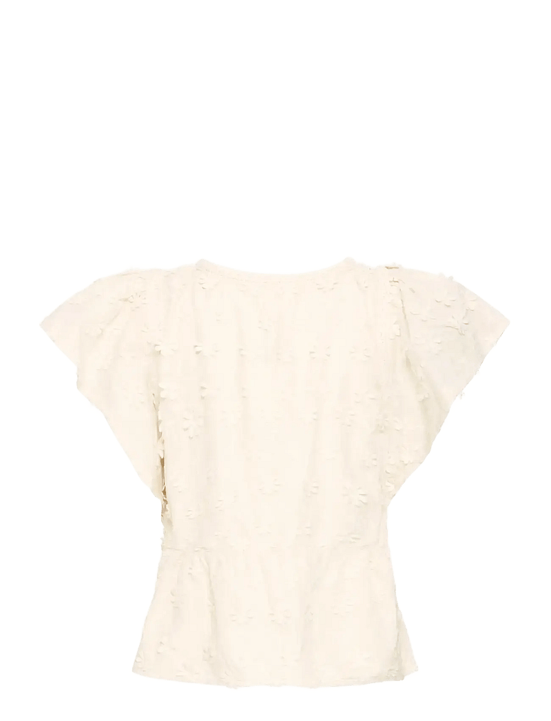 Atelier Rêve - IRLIANE SS - lühikeste varrukatega pluusid - birch - 2