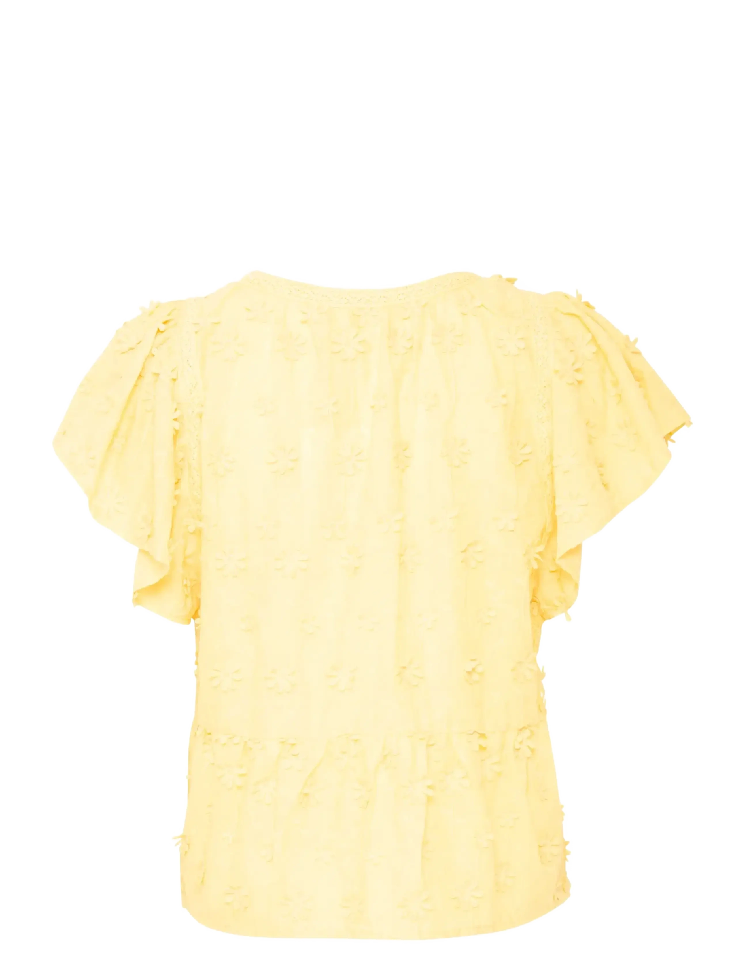 Atelier Rêve - IRLIANE SS - short-sleeved blouses - golden haze - 2