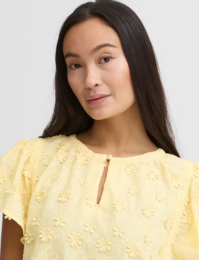 Atelier Rêve - IRLIANE SS - kortærmede bluser - golden haze - 4