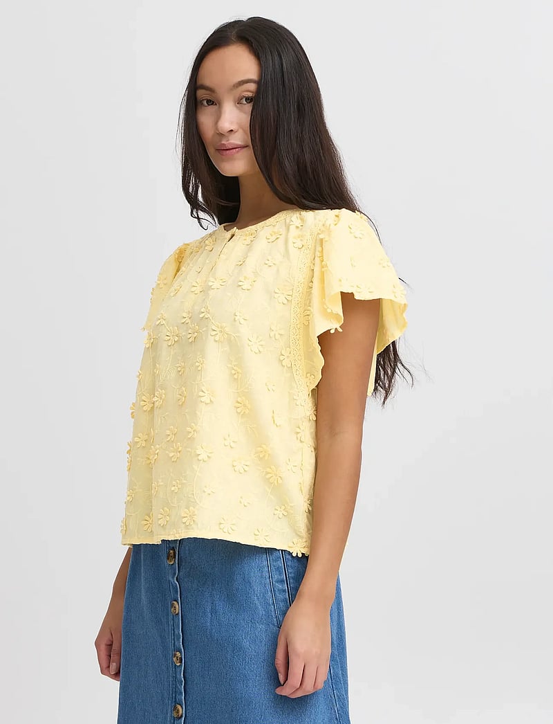 Atelier Rêve - IRLIANE SS - kortærmede bluser - golden haze - 5