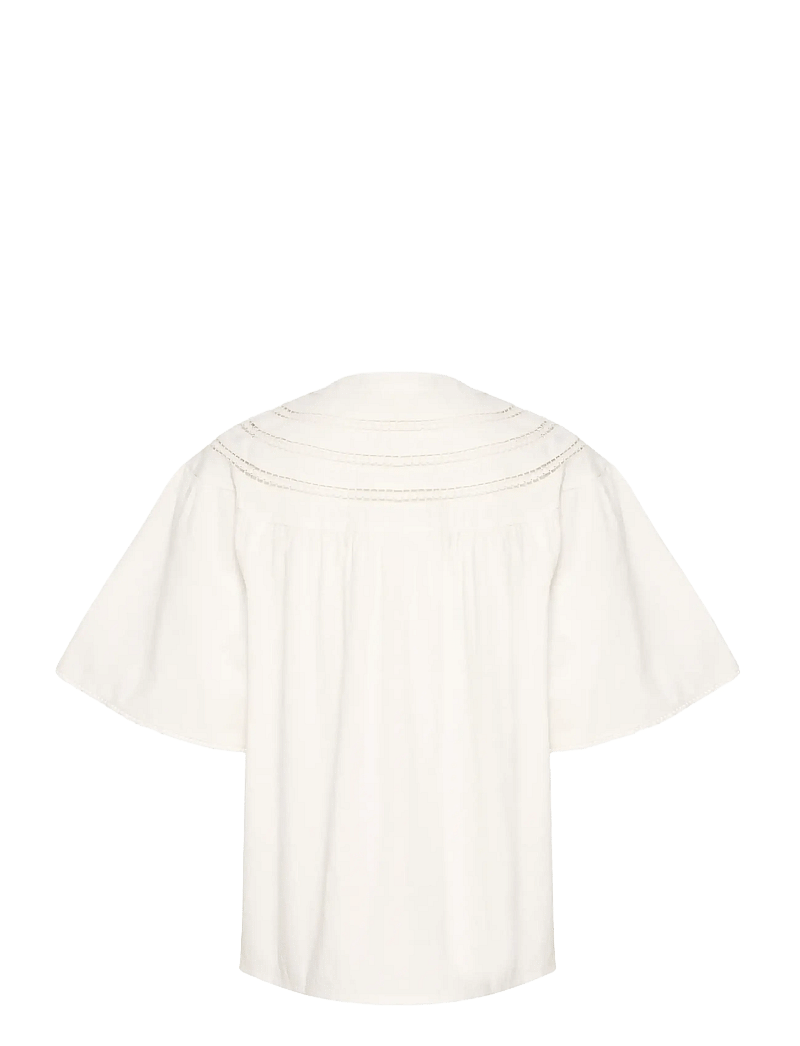 Atelier Rêve - IRBRIT SS - kurzämlige blusen - snow white - 1