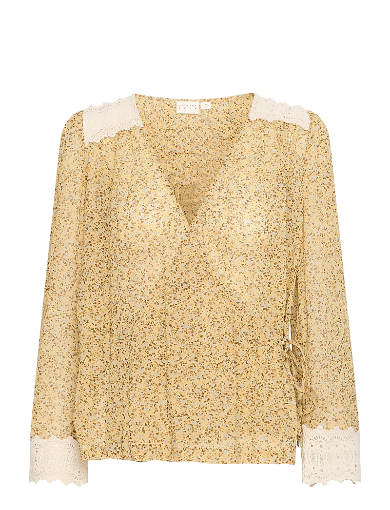 Atelier Rêve - IRKARLA LS - långärmade blusar - golden haze - 1