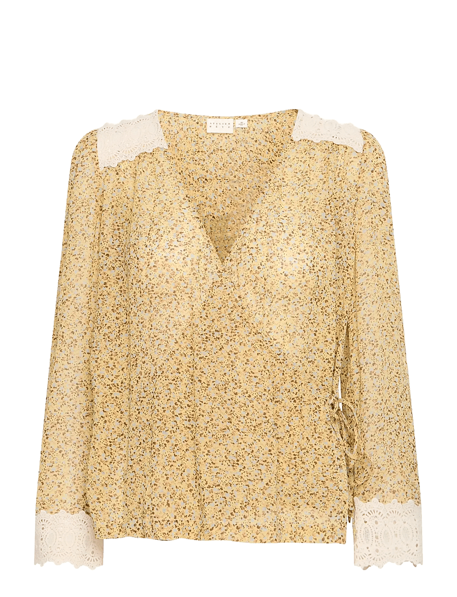 Atelier Rêve - IRKARLA LS - långärmade blusar - golden haze - 1