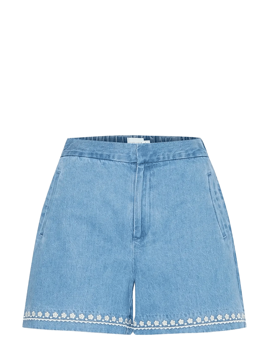 Atelier Rêve - IRTAWNY SHO - jeansshorts - light blue denim - 1