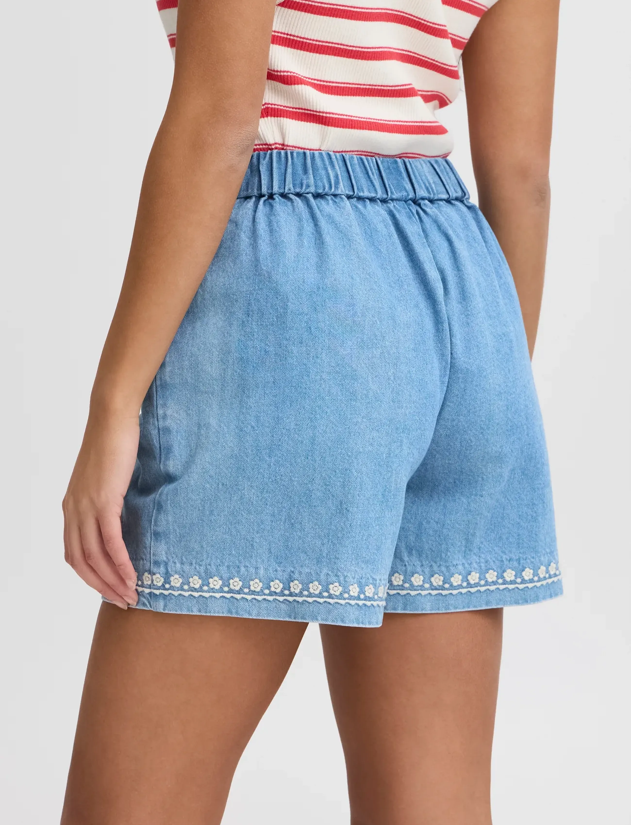 Atelier Rêve - IRTAWNY SHO - jorts - light blue denim - 3