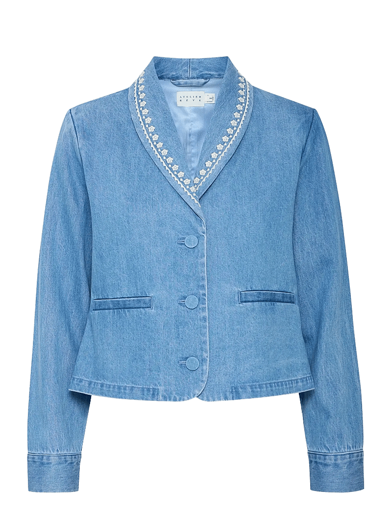 Atelier Rêve - IRTAWNY JA - einreihige blazer - light blue denim - 1