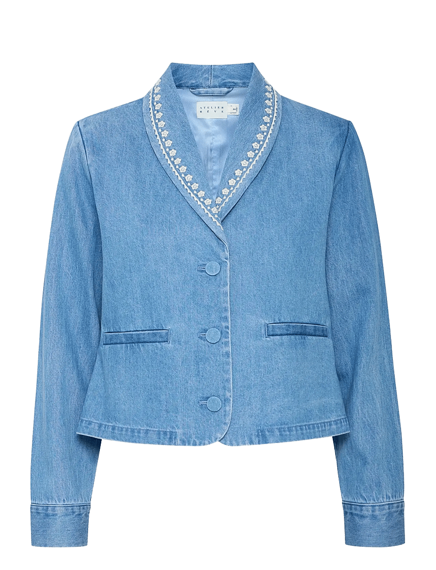 Atelier Rêve - IRTAWNY JA - einreihige blazer - light blue denim - 1