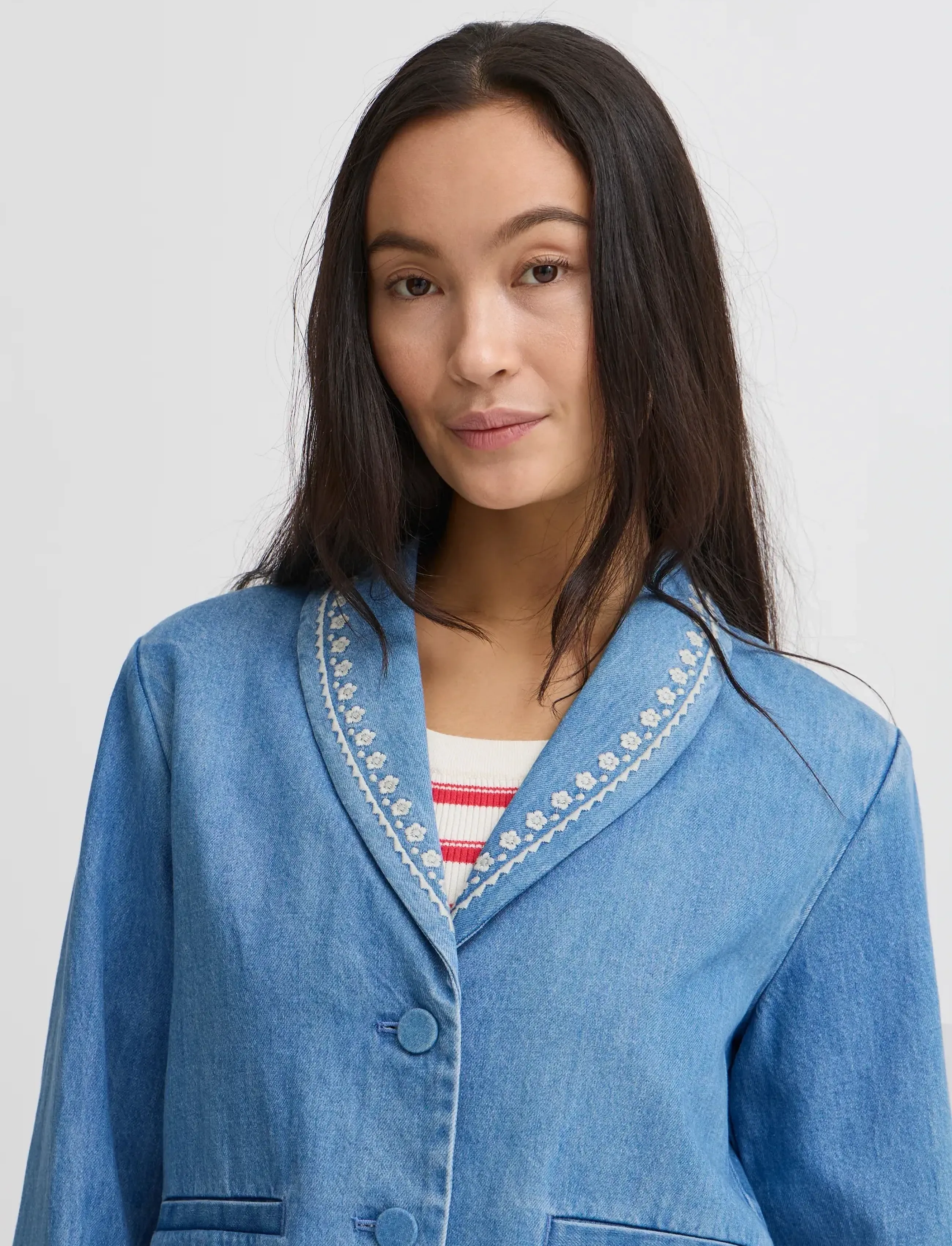 Atelier Rêve - IRTAWNY JA - einreihige blazer - light blue denim - 5