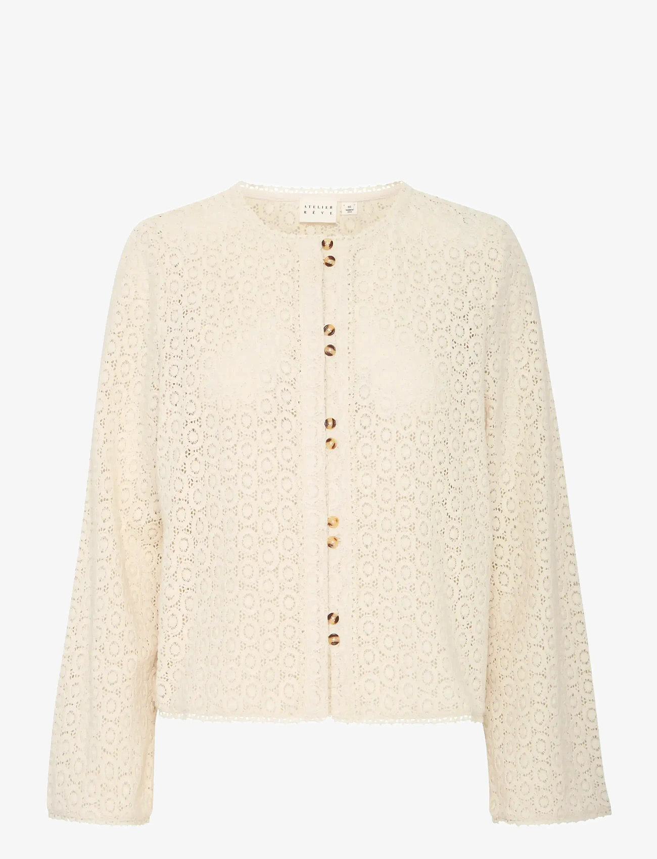 Atelier Rêve IRSANDRA SH - Cardigans - BIRCH / cream
