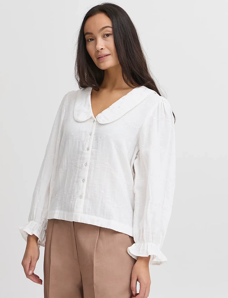 Atelier Rêve - IRCAMILO SH4 - long-sleeved shirts - snow white - 0