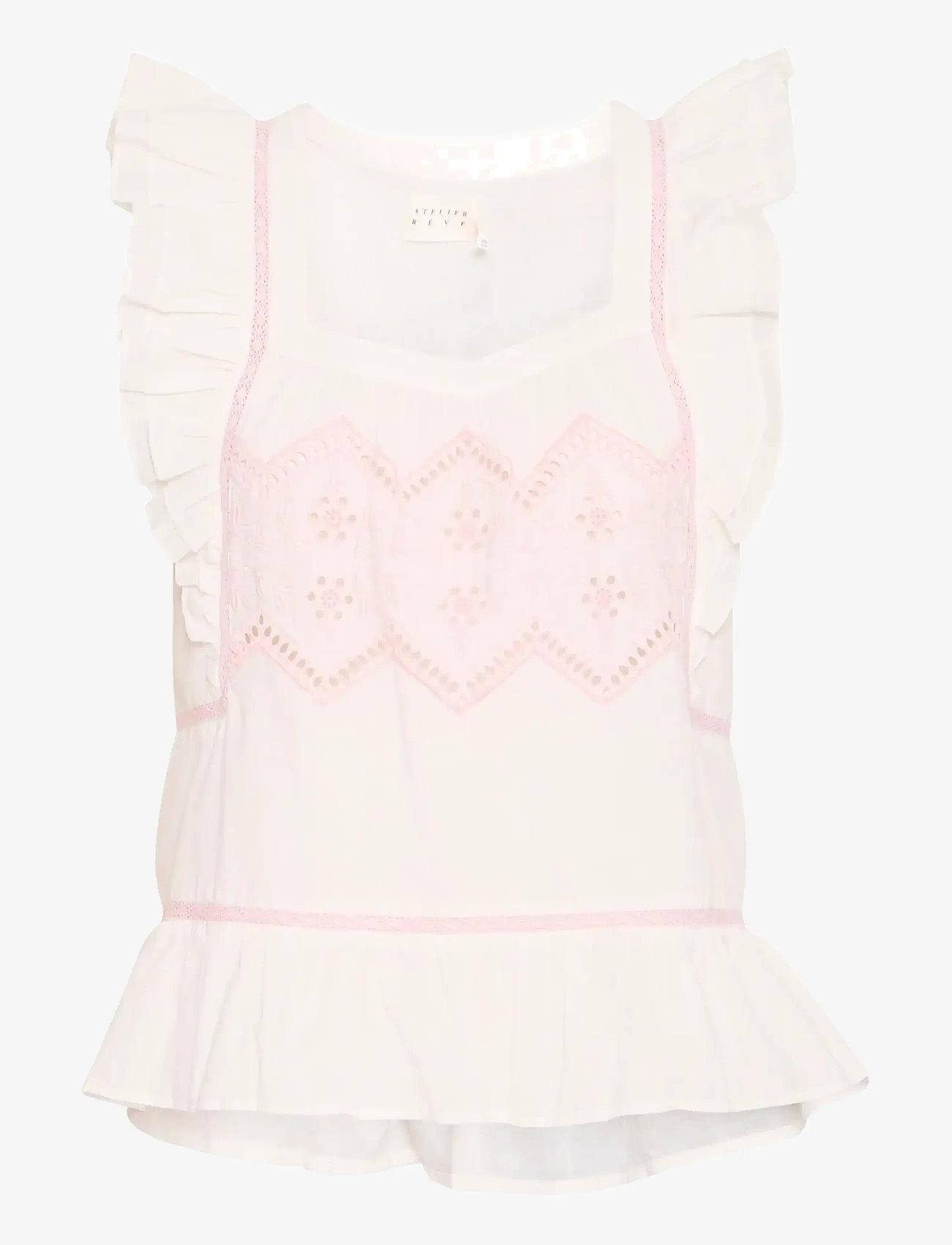 Atelier Rêve - IREMILY SS - kortärmade blusar - snow white - 1