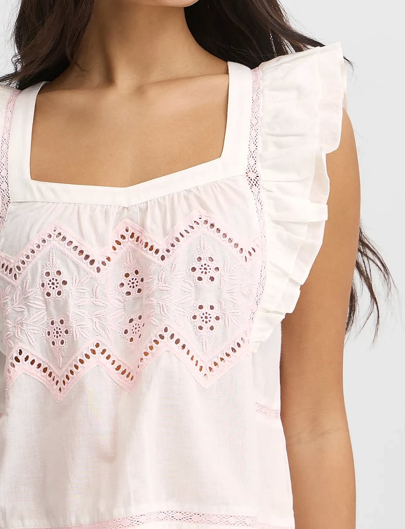 Atelier Rêve - IREMILY SS - kortärmade blusar - snow white - 3