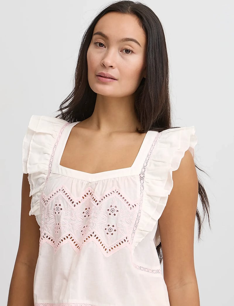 Atelier Rêve - IREMILY SS - kortärmade blusar - snow white - 5